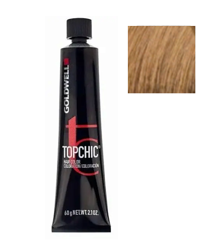 Стойкая профессиональная краска для волос - Goldwell Topchic Hair Color Coloration 6NBK (Натуральный средне-коричневый медный)